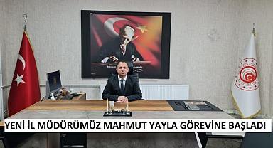Yeni Afyonkarahisar Ticaret İl Müdürü Mahmut YAYLA, göreve başladı