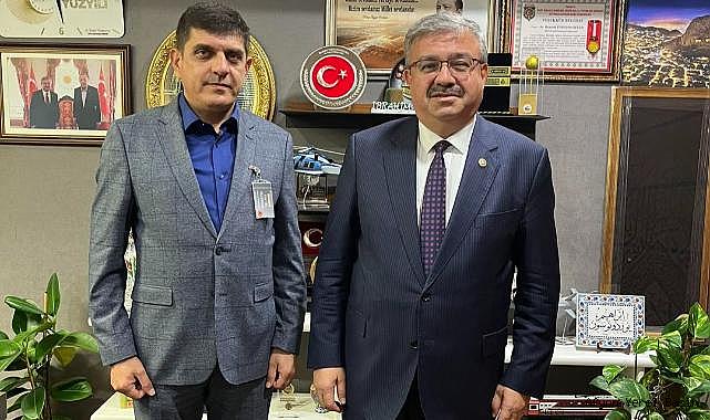 Yurdunuseven, TBMMSalar Belediye Başkanı Cengiz Taşpınar'ı TBMM'de ağırladı