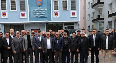 ZEYBEK BAŞKAN´DAN ŞOFÖRLER ODASI´NA ZİYARET