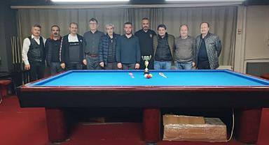 10 Ocak Çalışan Gazeteciler Günü 3 Bant Bilardo Turnuvası sona erdi