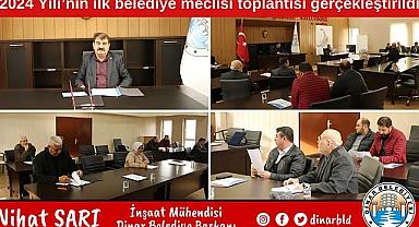 2024 Yılı'nın ilk belediye meclisi toplantısı gerçekleştirildi