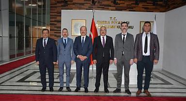 Afyonkarahisar MHP Merkez İlçe Teşkilatı EPDK Başkanı Mustafa Yılmaz'ı ziyaret etti