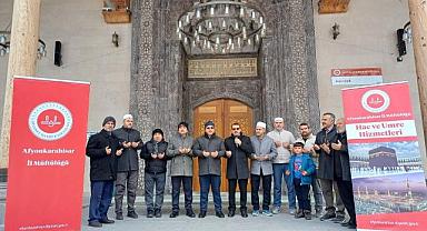 Afyonkarahisarlı Umreciler Kutsal Topraklara Huzurla Uğurlandı
