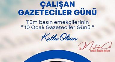 BAŞKAN DR. MUSTAFA ÇÖL’DEN 10 OCAK ÇALIŞAN GAZETECİLER GÜNÜ MESAJI
