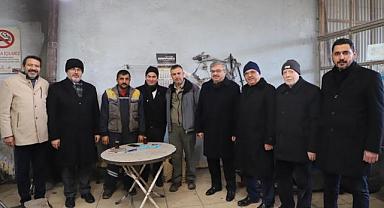 Esnaf başkan adayına esnaftan büyük destek.!
