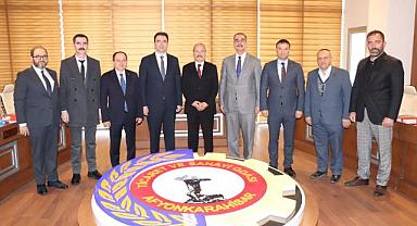 MHP HEYETİ, ATSO’YU ZİYARET ETTİ