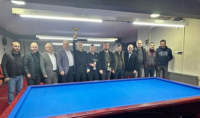 3 Bant Bilardo Şampiyonası heyecanla tamamlandı