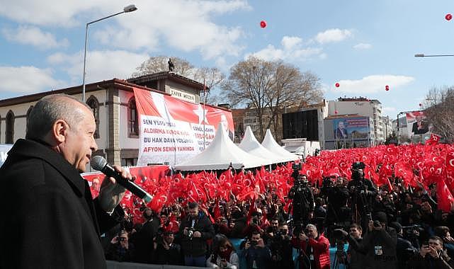 AFYONKARAHİSAR HALKI CUMHURBAŞKANIMIZI KUCAKLAMAYA HAZIRDIR”