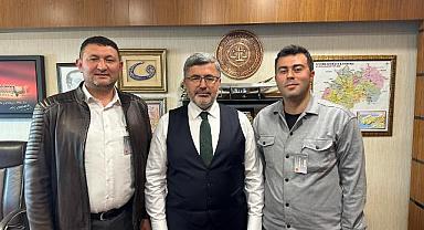 Ali Özkaya, köy muhtarı Abdullah Karabulut’u TBMM'de ağırladı 
