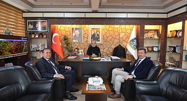 Belediye Başkanı arasında iş birliği ziyareti yapıldı 