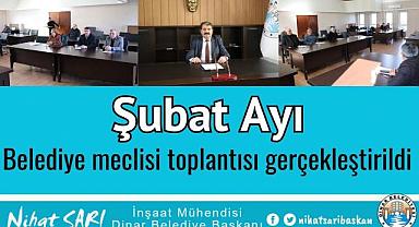 Dinar Belediyesi Şubat Ayı Meclis Toplantısında Kararlar Alındı