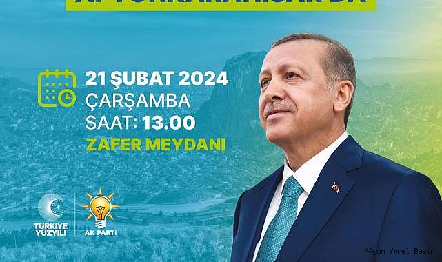 Erdoğan, Afyonkarahisar'a ziyaret için hazırlanıyor!