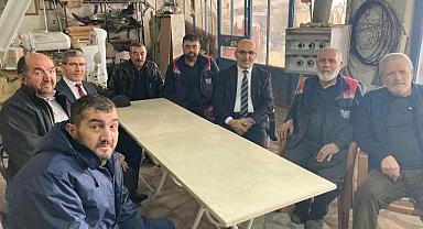  İl Müftüsü Şehirde Esnafları Ziyaret Etti 