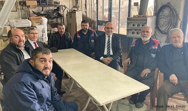 İl Müftüsü Şehirde Esnafları Ziyaret Etti