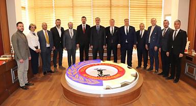 İYİ PARTİ HEYETİ, ATSO’YU ZİYARET ETTİ