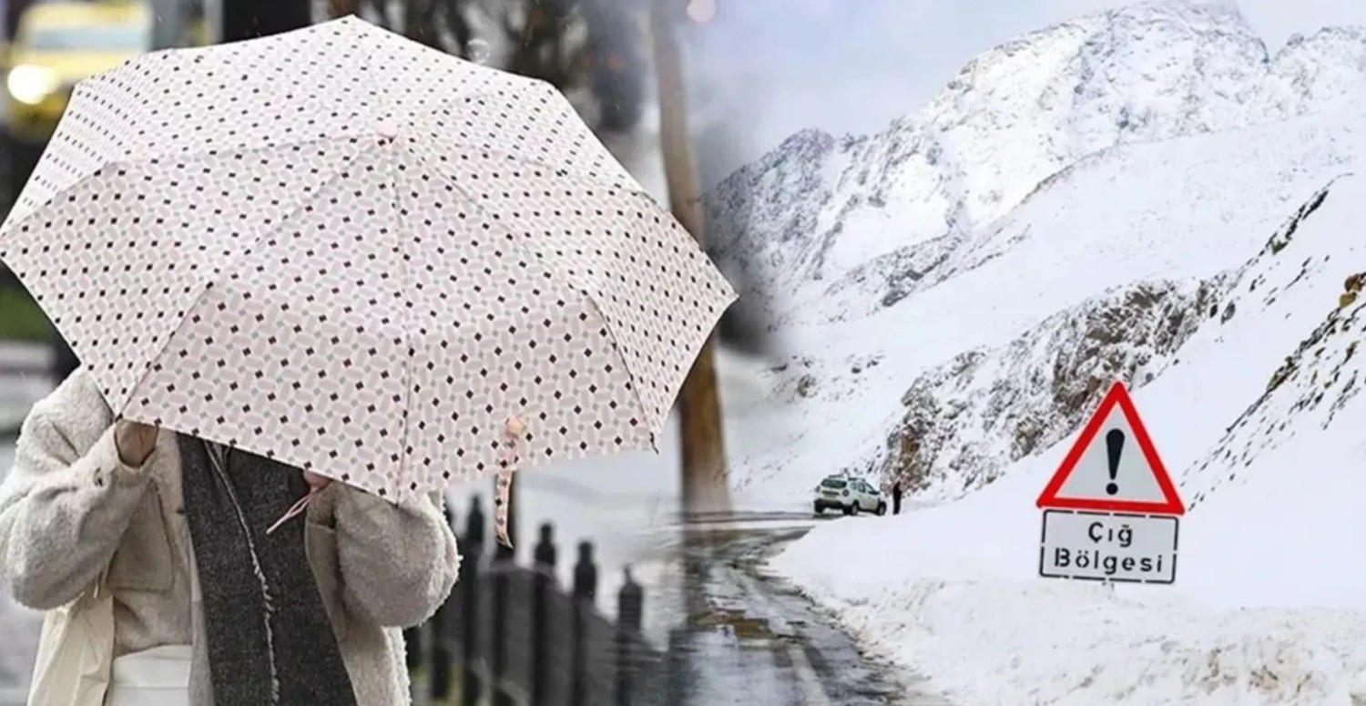 Meteoroloji SON uyarısını yaptı! Sağanak yağış ve çığ tehlikesi kapıda! Dışarı adımınızı bile atmayın!