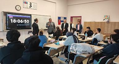  Milli Eğitim Kamil Miras Anadolu Lisemizi ziyaret etti 
