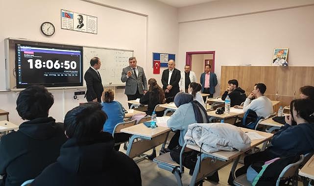 Milli Eğitim Kamil Miras Anadolu Lisemizi ziyaret etti