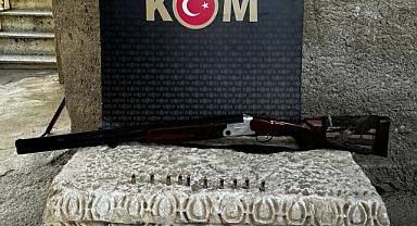 Ruhsatsız Av Tüfeği Ele Geçirildi.!