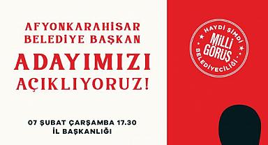 Saadet Partisi Belediye Başkan Adayını Açıklıyor!