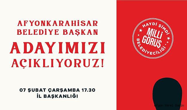 Saadet Partisi Belediye Başkan Adayını Açıklıyor!