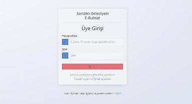  Sandıklı E-Ruhsat Sistemi ile işlemleri kolaylaştırıyor 