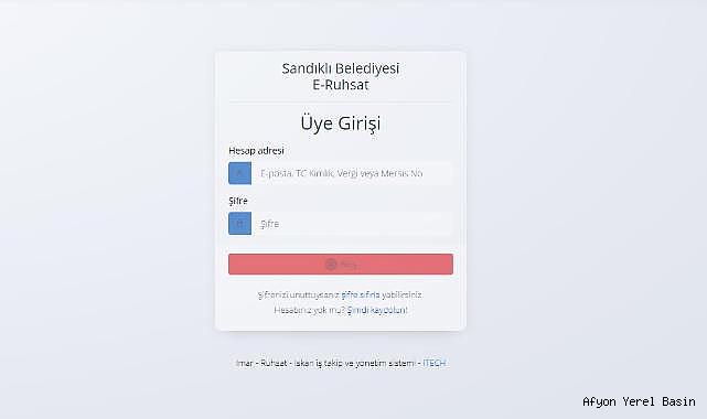 Sandıklı E-Ruhsat Sistemi ile işlemleri kolaylaştırıyor
