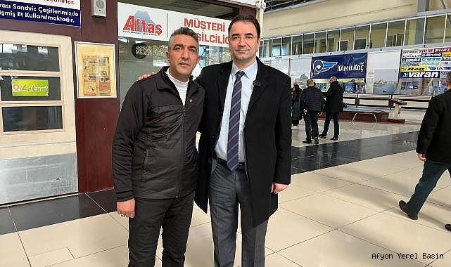 Şehirdeki Otobüs Terminali Esnaflarını Ziyaret Etti