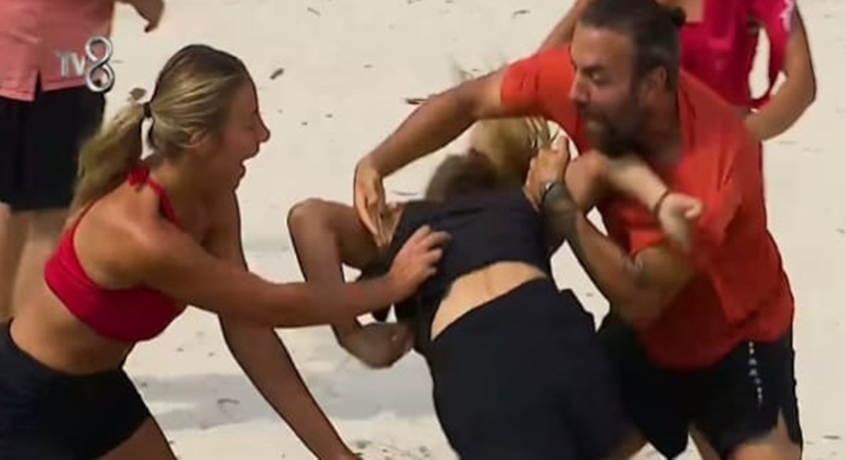 Survivor'da tekme tokat kavga