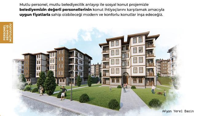 Uluçay, “Belediye personeli için uygun fiyatlı modern konutlar inşaa edilecek”