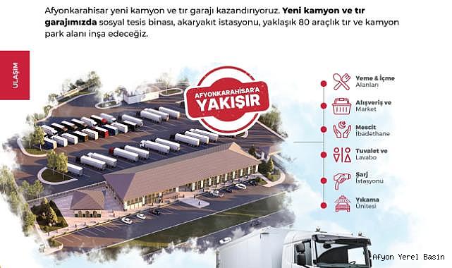 Uluçay’ın ‘Kamyon Garajı’ projesi Afyonkarahisar’a yakışacak