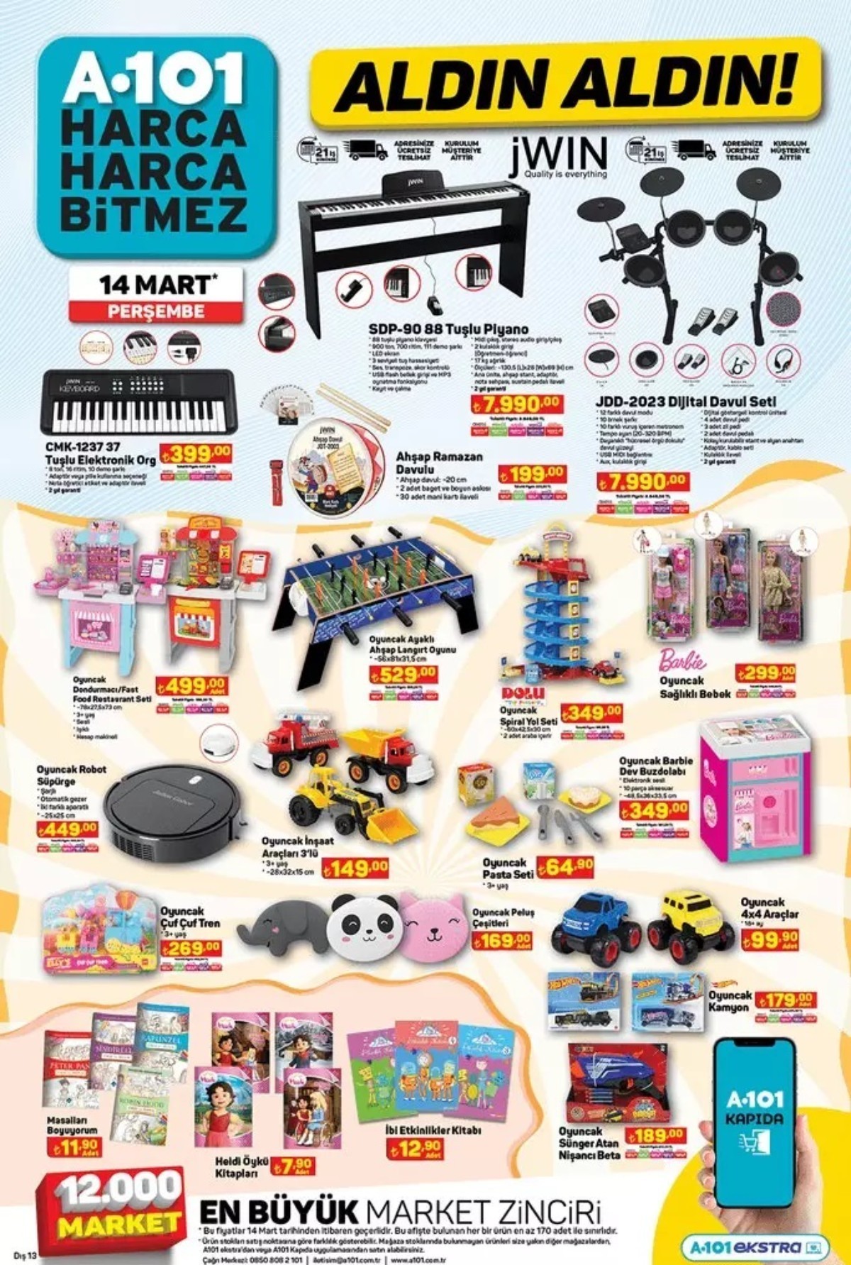 A101 14 MART 2024 İNDİRİMLİ ÜRÜNLERİ