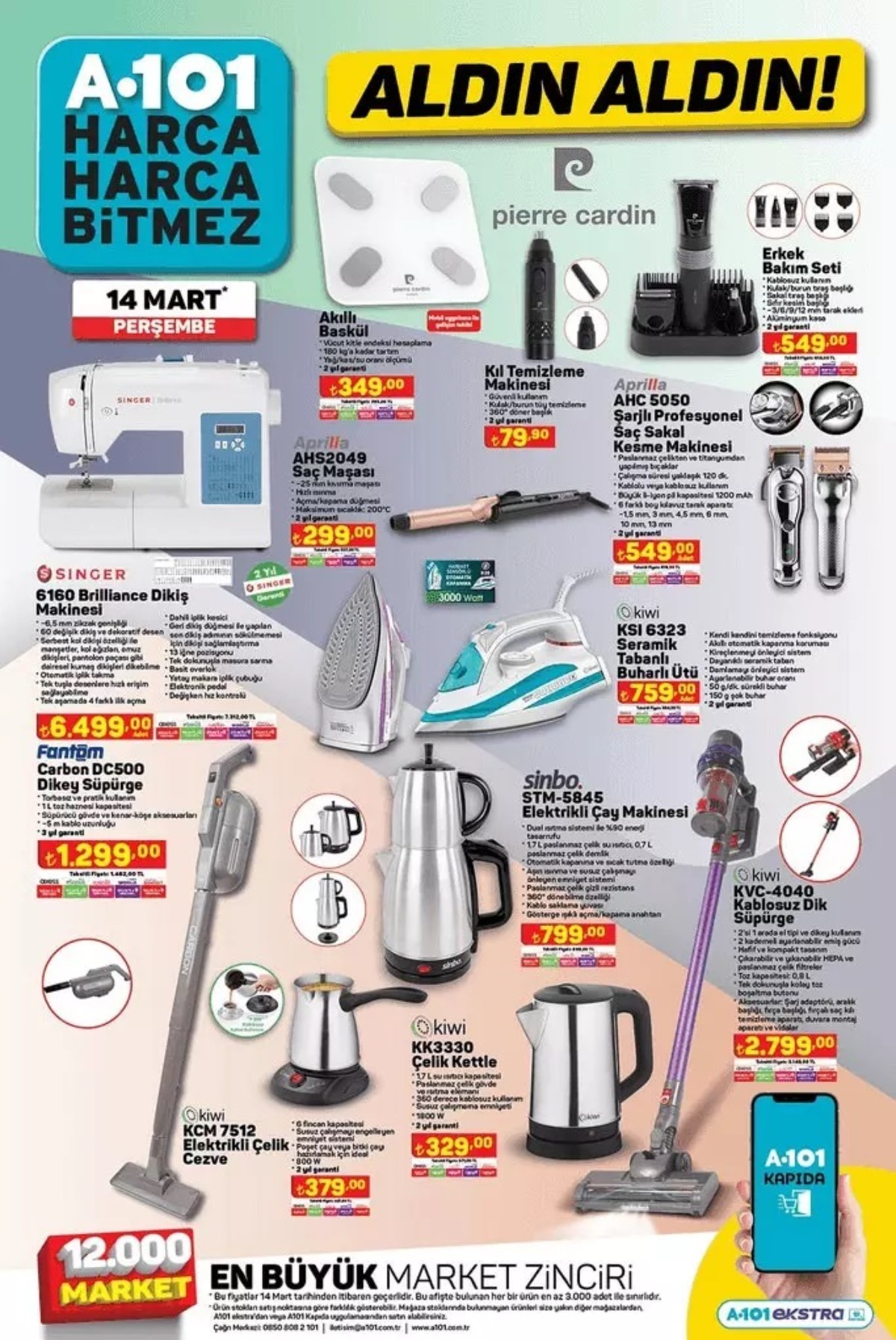 A101 14 MART 2024 İNDİRİMLİ ÜRÜNLERİ