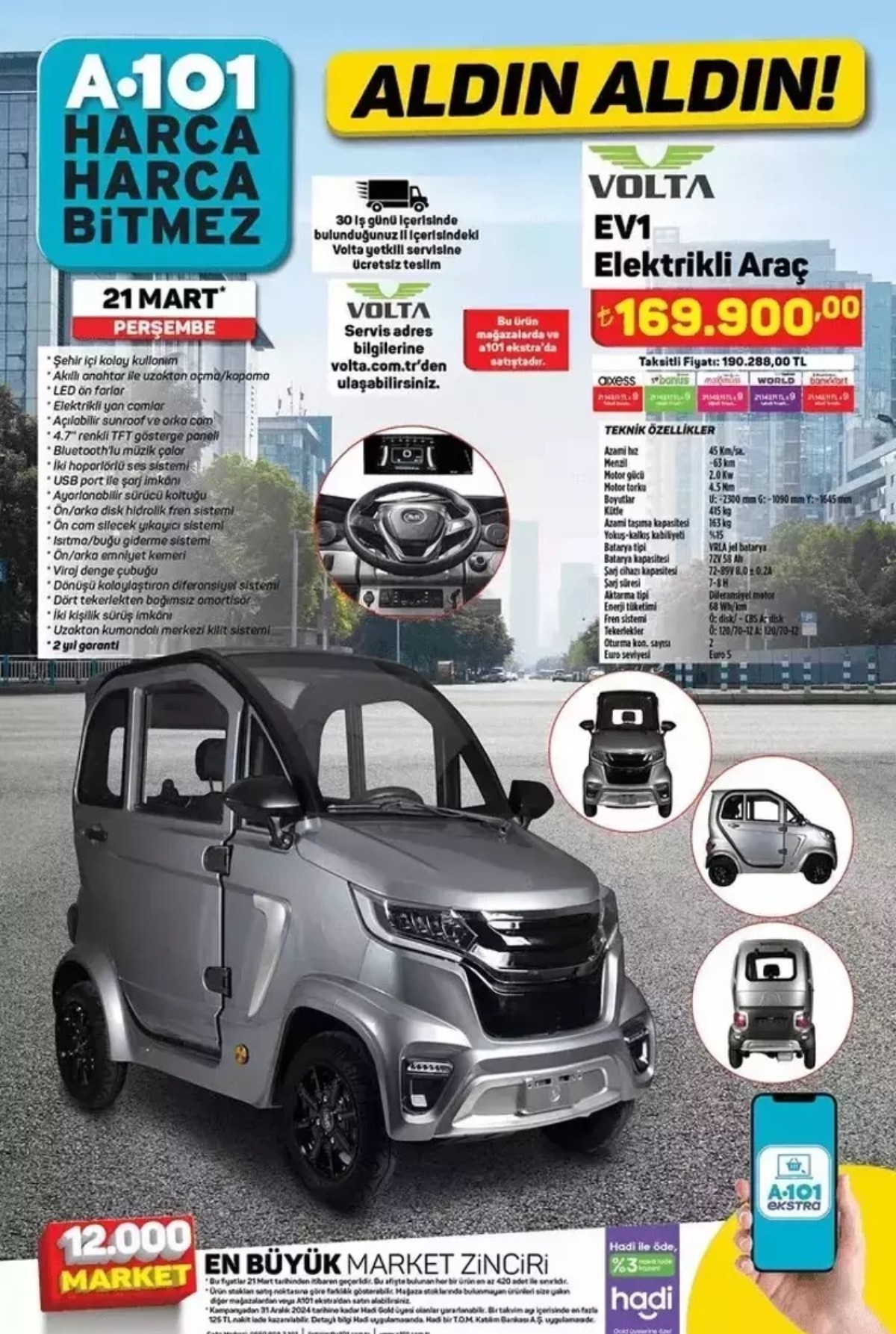 A101'in 21 Mart 2024 Güncel Kataloğu