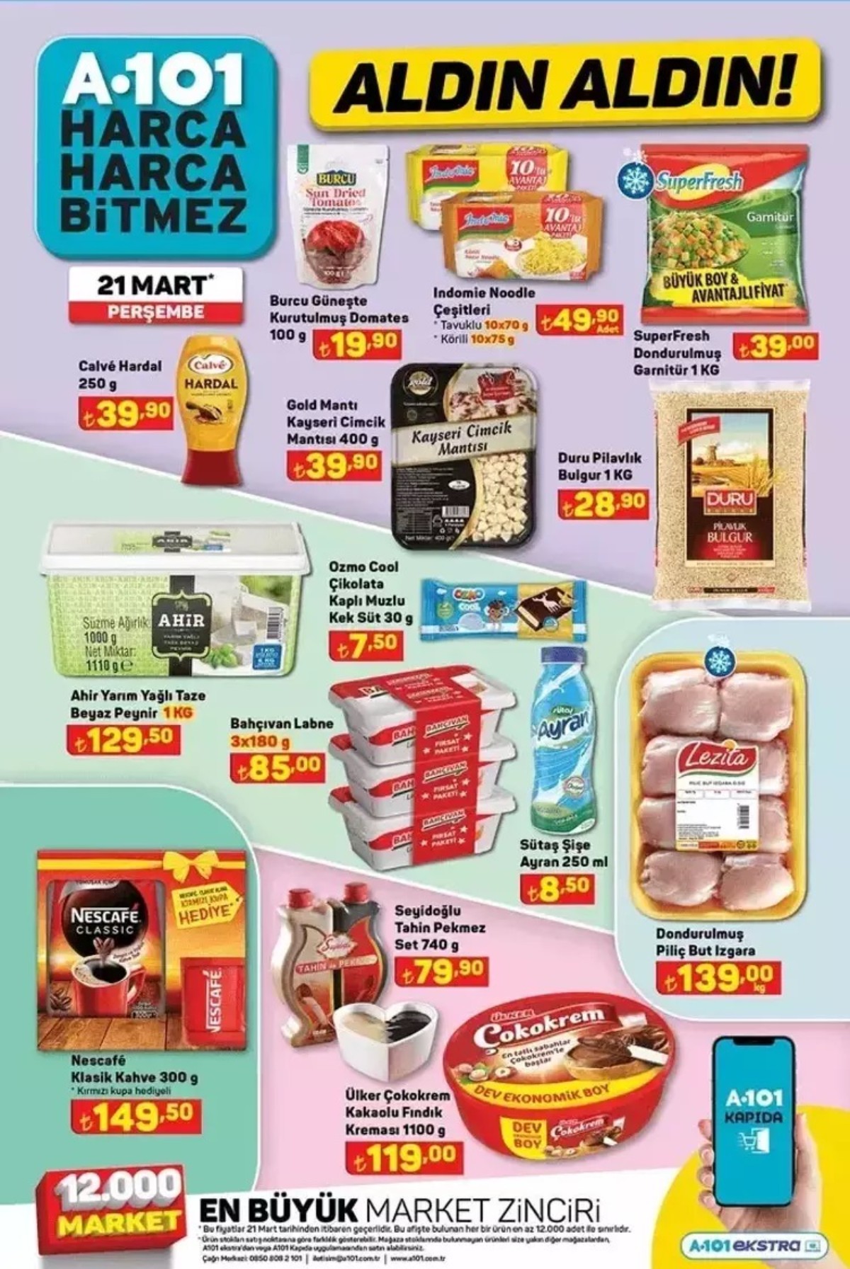 A101'in 21 Mart 2024 Güncel Kataloğu
