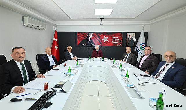 AFJET Yönetim Kurulu Toplantısı, Vali Yiğitbaşı Başkanlığında Yapıldı