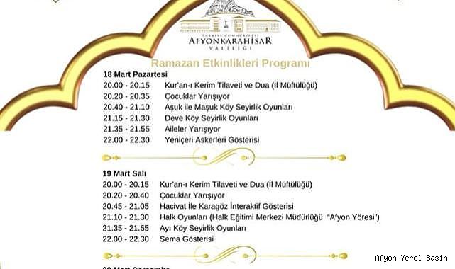 Afyonkarahisar'da