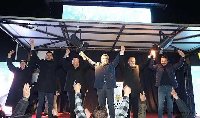Ali ÖZKAYA seçim çalışmalarına Merkezde ve Çay ilçelerinde devam etti