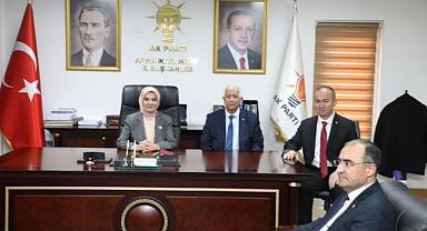 Bakan Göktaş, AK Parti İl Başkanlığı’nı ziyaret etti