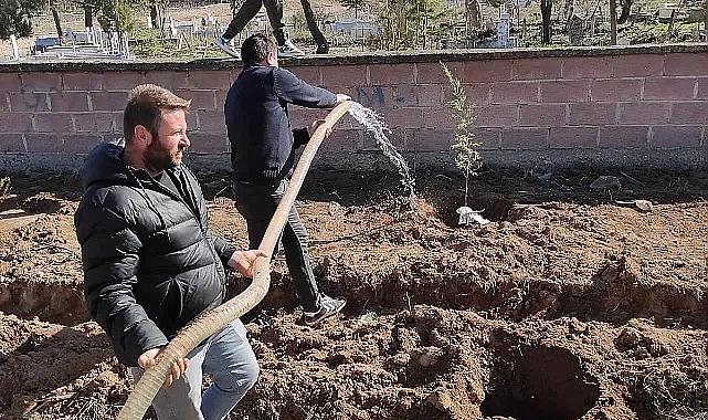 Baraklı Köyünde 140 Çam Fidanı Dikildi