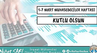 Başkan Nihat Sarı'dan 1-7 Mart Muhasebeciler Haftası Mesajı