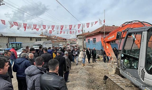 Başkan Şahin, dere ıslahı sorununu Milletvekili Taytak çözmüştür