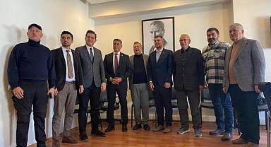 CHP PM Üyesi Görgöz ve partililerden AGC Başkanı Akar’a ziyaret