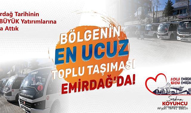 Emirdağlı Vatandaşlara Ulaşımda Kolaylık