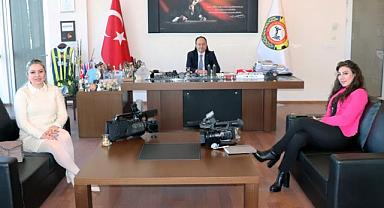 GAZETECİLERDEN SERTESER’E ZİYARET