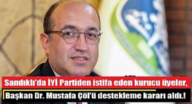 İYİ Partiden istifa eden kurucu üyeler başkan Mustafa Çöl'ü destekleme kararı aldı