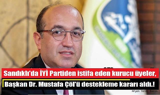 İYİ Partiden istifa eden kurucu üyeler başkan Mustafa Çöl'ü destekleme kararı aldı