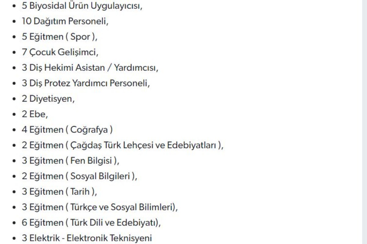 İZENERJİ personel alımı