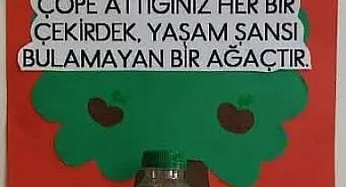 Merkez Anaokulu'ndan Tohum Kumbarası Projesi