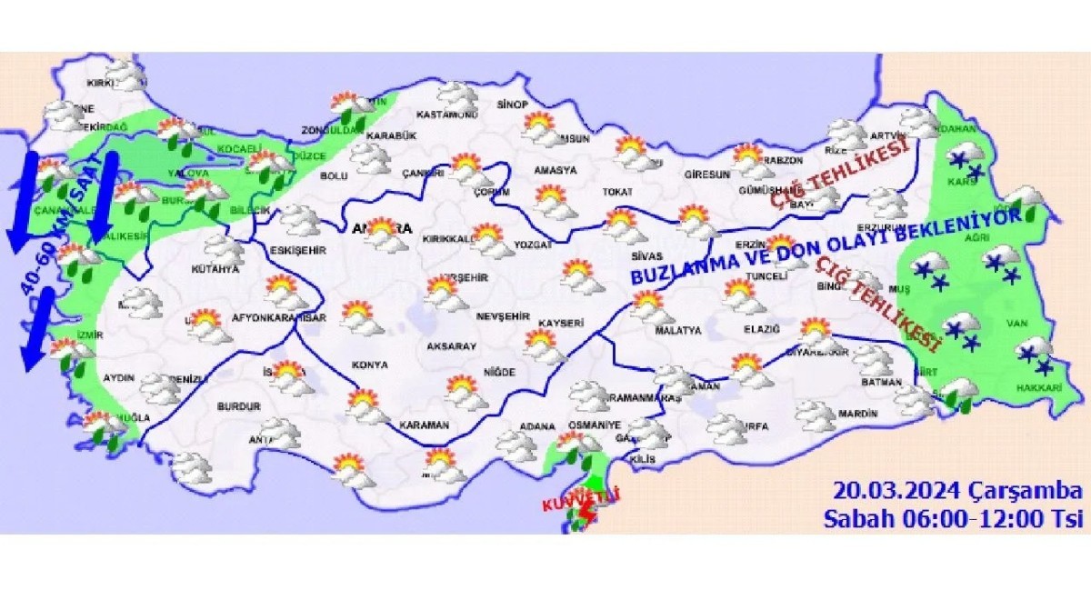 Meteorolojiden uyarı üstüne uyarı